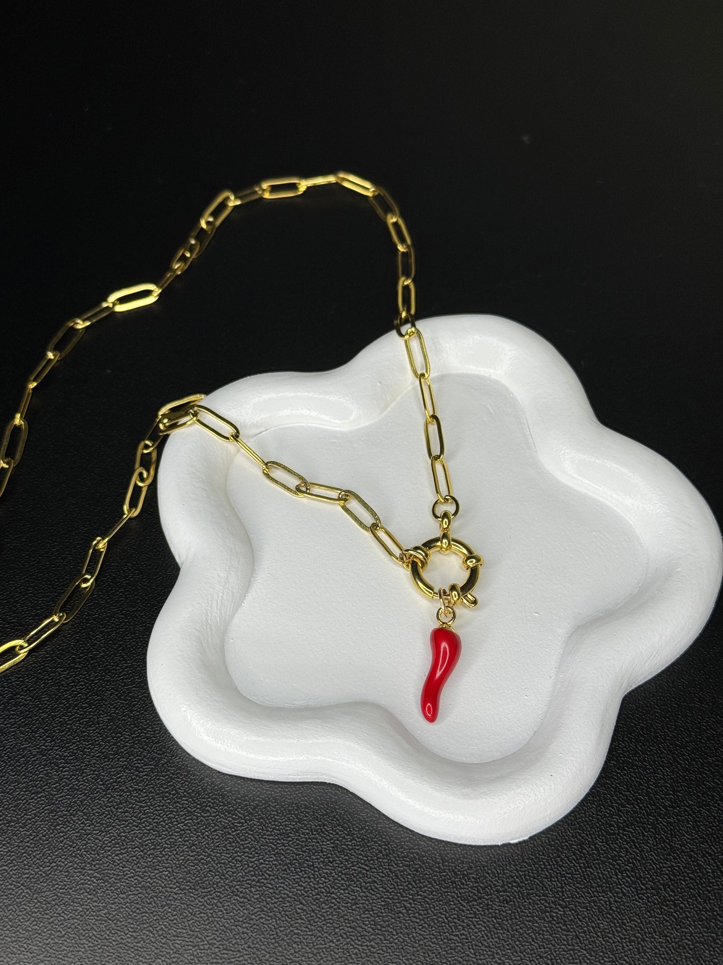 AJI PEQUEÑ + CADENA CLIP Y BROCHE